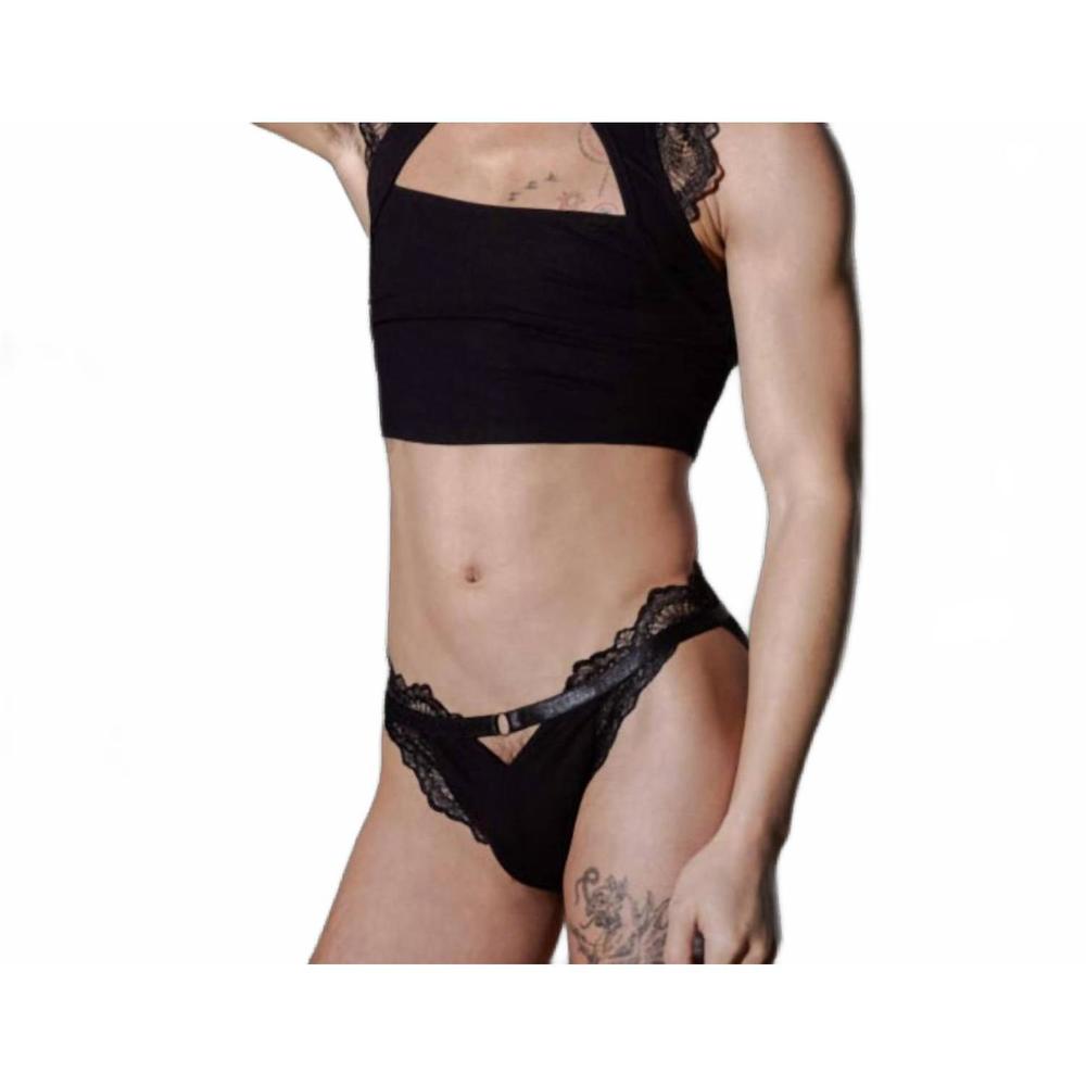 NEW THISTLE AND SPIRE kane jockstrap underwear in black